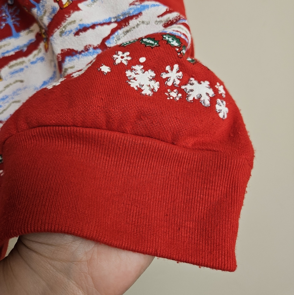 VTG Nutcracker S Christmas Winter Wonderland Holiday Sweater - Picture 6 of 6